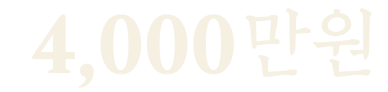 4,000만원